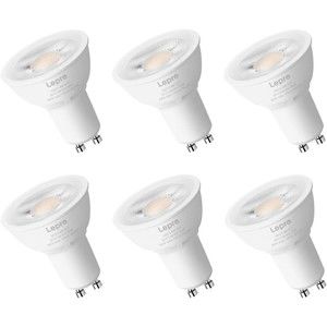 Lepro GU10 LED Bulb Dimmable, 50W Halogen Equivalent Light Bulbs, 5.5W 5000K